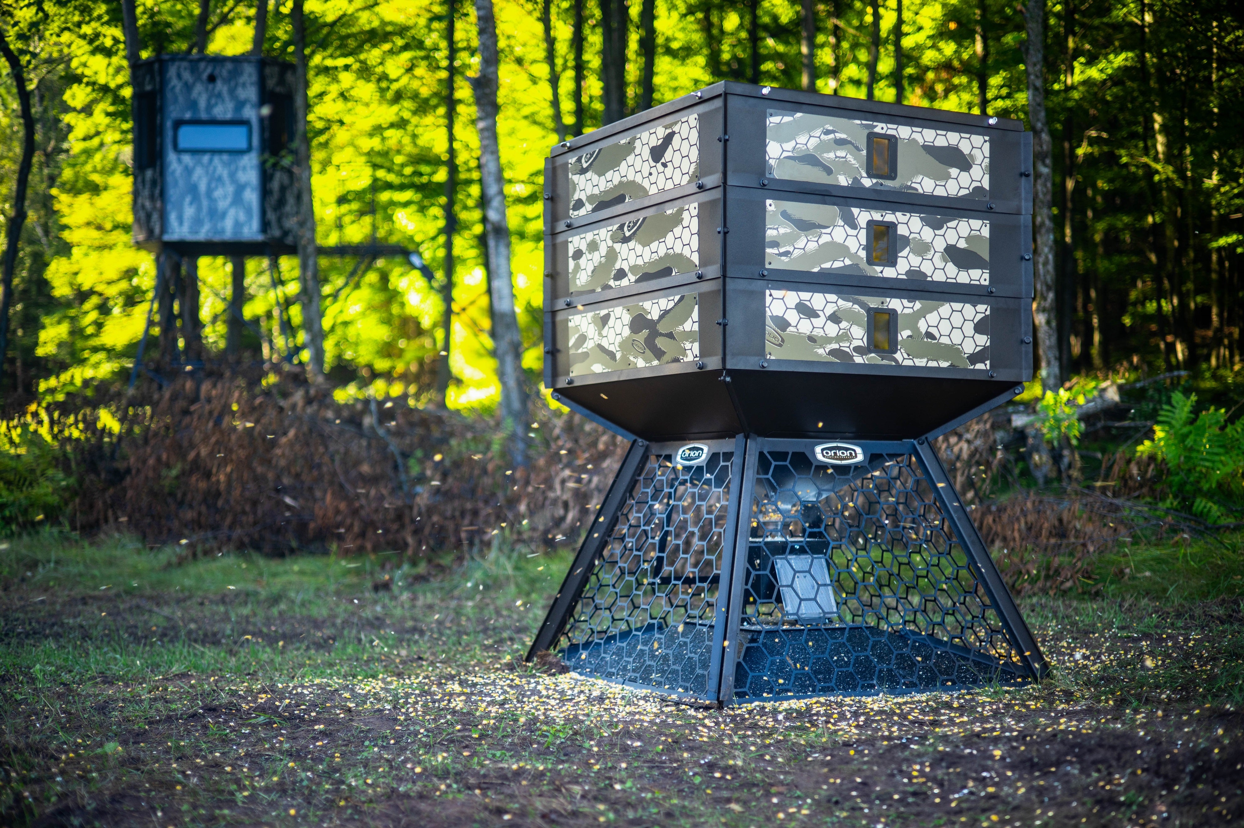 Modular Stand and Fill Deer Feeders