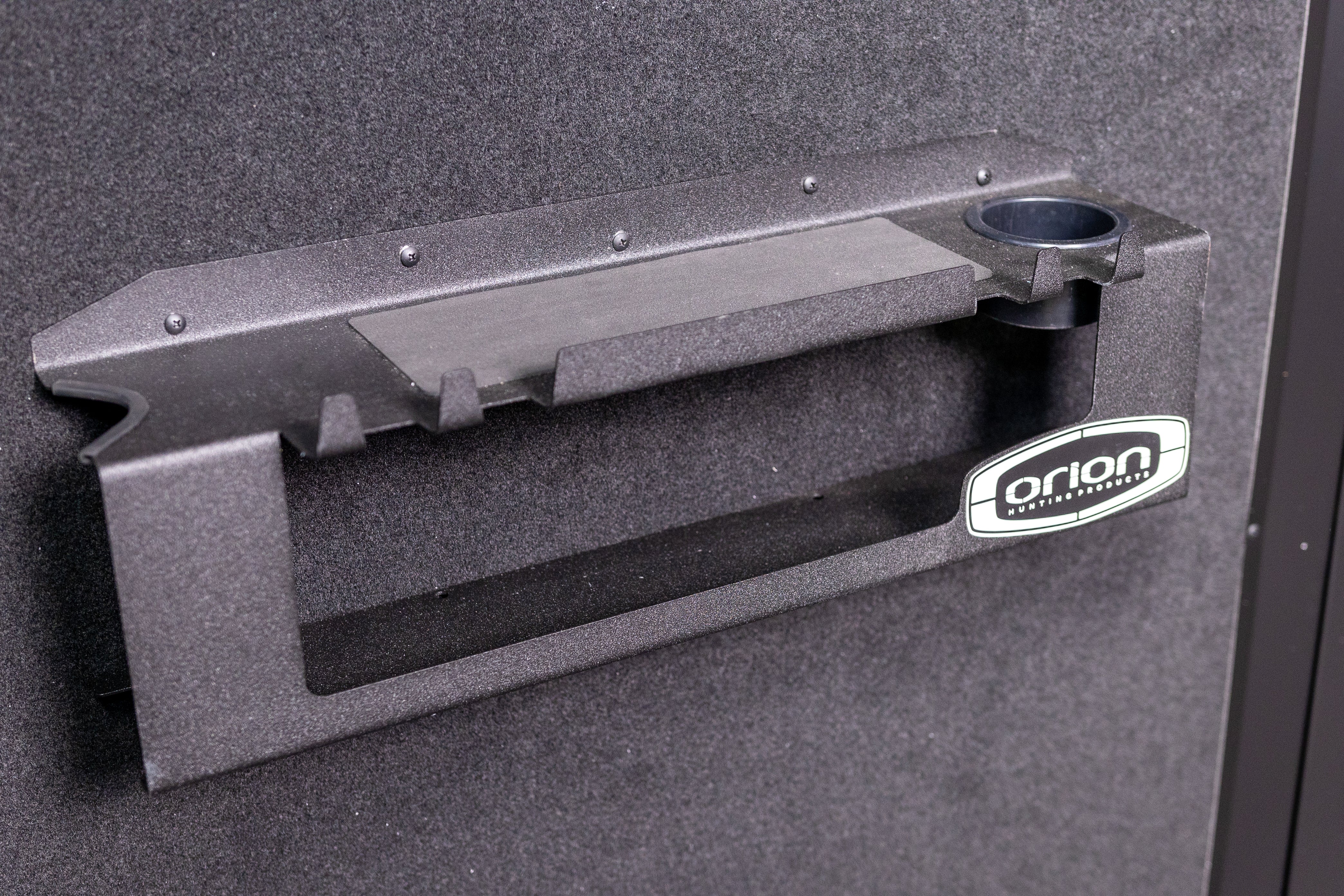 Padded Accessory Shelf with Storage 
